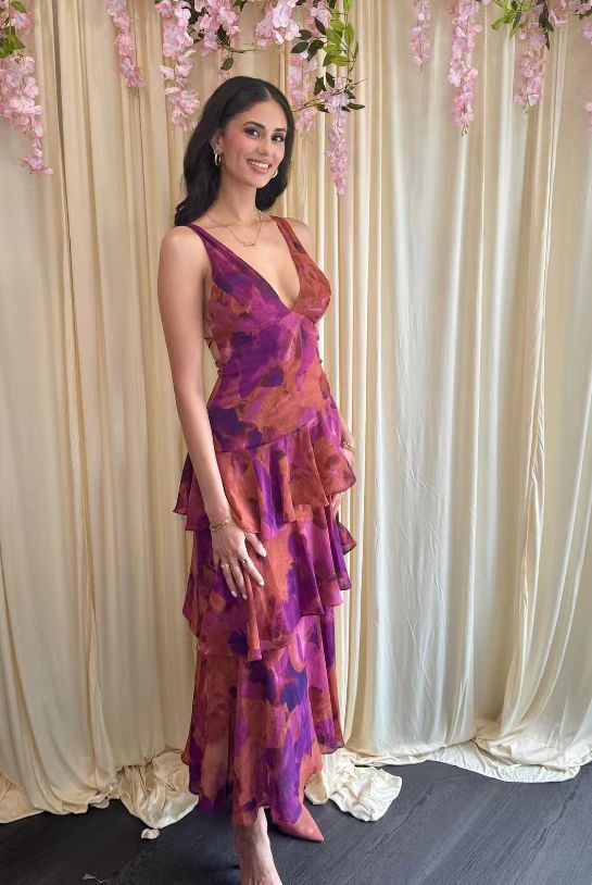 Faye – Maxi Jurk met bloemenprint