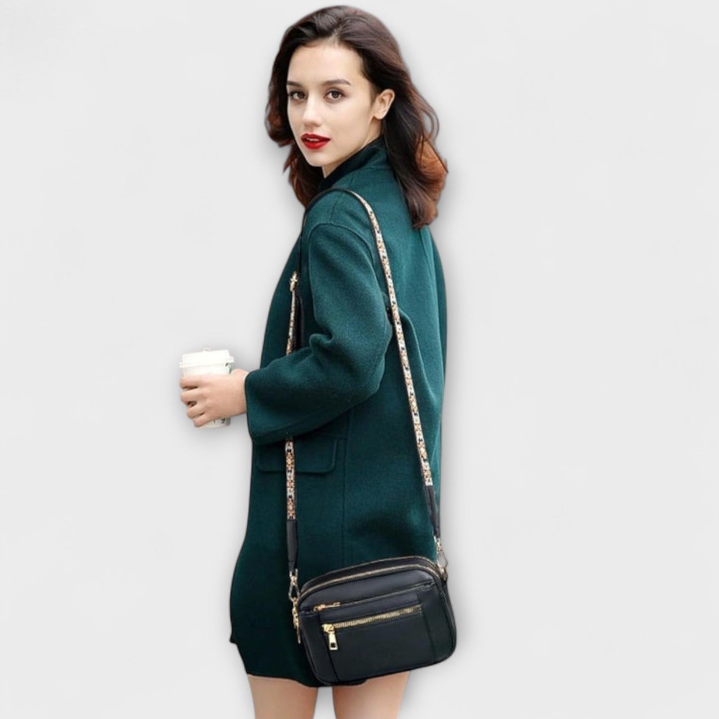Luna – Elegante leren schoudertas