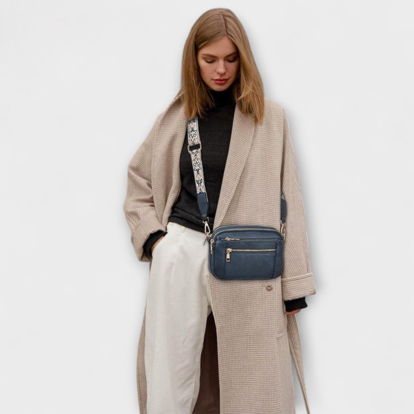 Luna – Elegante leren schoudertas