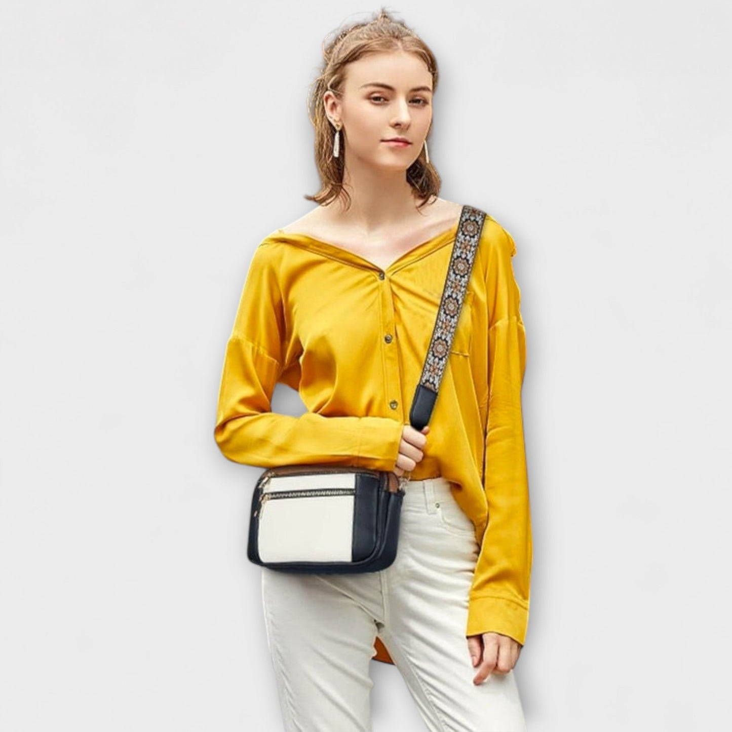 Luna – Elegante leren schoudertas