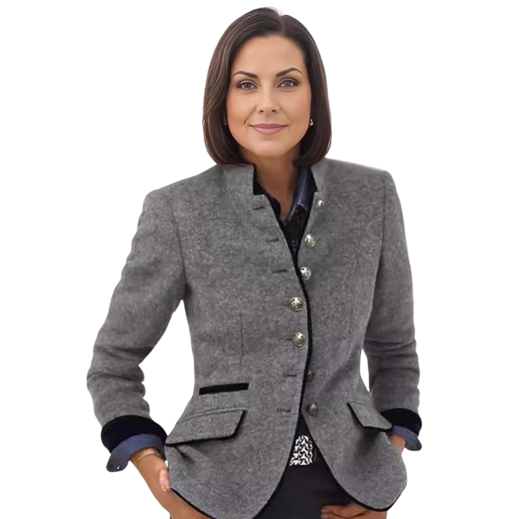 Esra – Elegant kort jasje met zakken