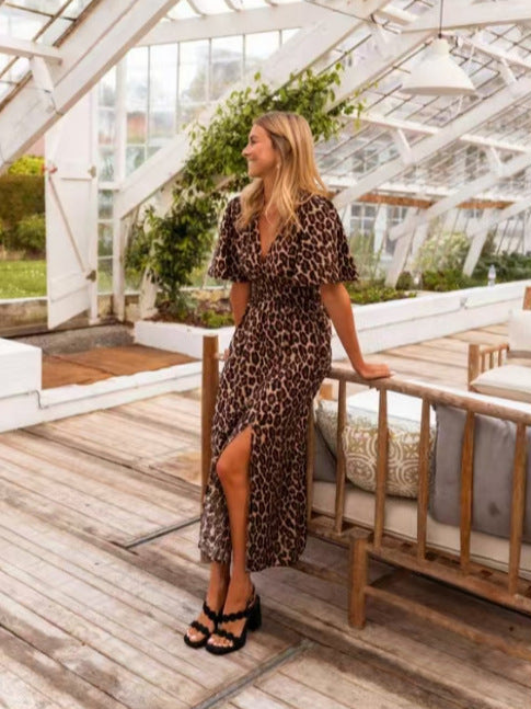 Lea –  Trendy luipaardjurk