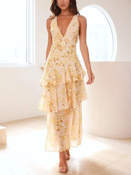 Faye – Maxi Jurk met bloemenprint