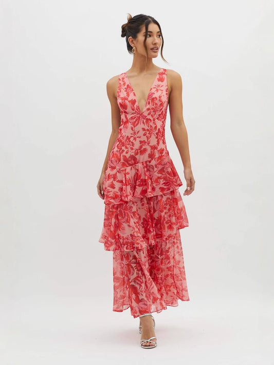 Faye – Maxi Jurk met bloemenprint