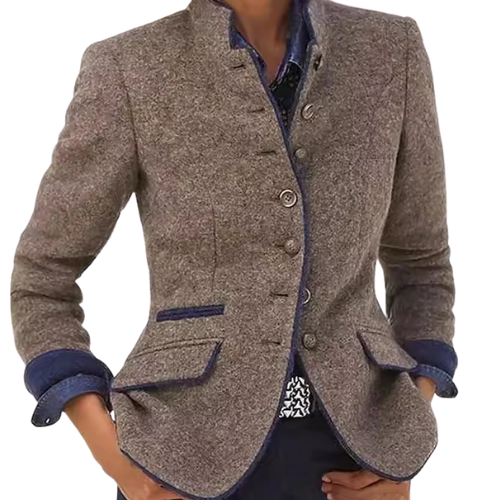 Esra – Elegant kort jasje met zakken