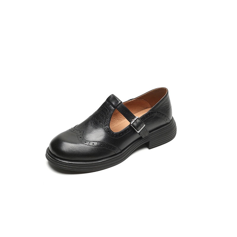 Isabella – Elegante lederen Mary Janes