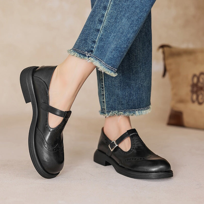 Isabella – Elegante lederen Mary Janes