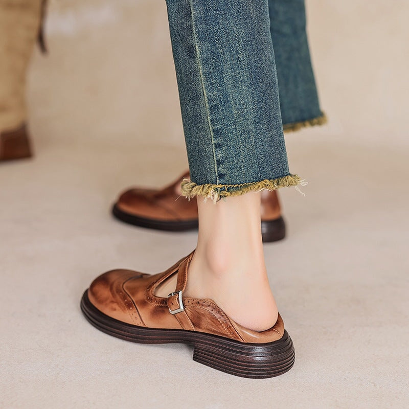 Isabella – Elegante lederen Mary Janes