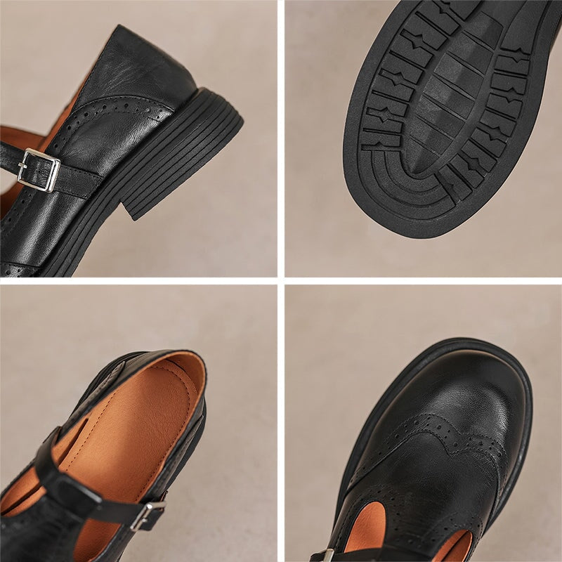 Isabella – Elegante lederen Mary Janes