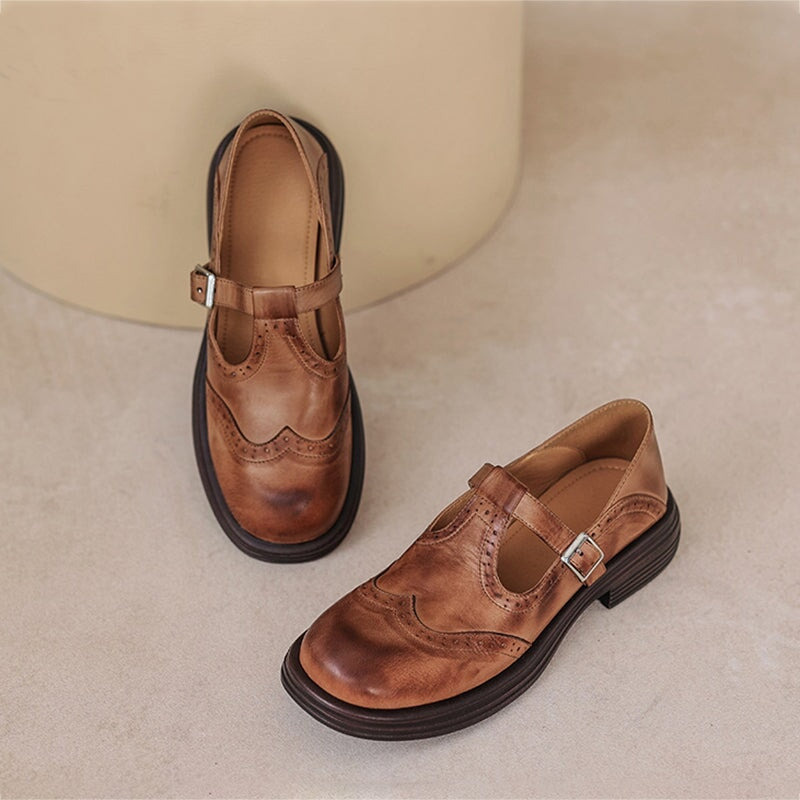Isabella – Elegante lederen Mary Janes